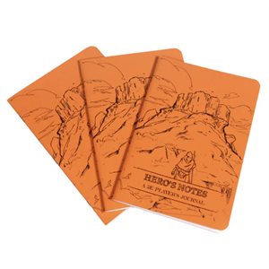 Hero's Journals: Orange (3 Pack)