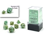 Marble: Mini 7Pc Green / Dark Green