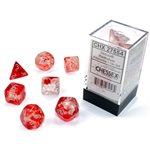 Nebula: 7pc Red / Silver Luminary