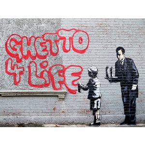 Puzzle: 1000 Urban Art Graffiti: Banksy Ghetto 4 Life