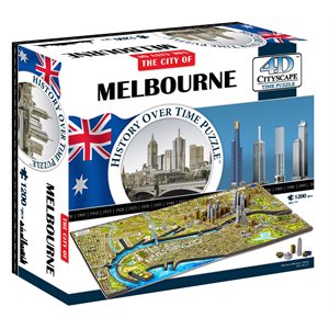 4D Cityscape: Melbourne, Australia (1257 Pieces)