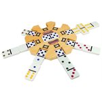 Mexican Train Dominoes (Wooden Case)