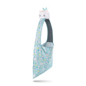 Tote Bag with Plushie: (Light Blue Angel Cats + White Angel Cat) (No Amazon Sales)