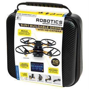 Robotics Smart Machines: 5-In-1 Buildable Drone With HD Camera