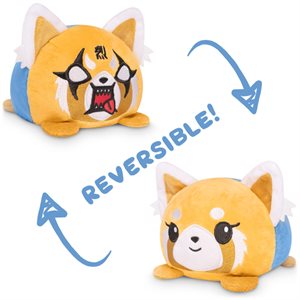 Reversible: Sanrio Aggretsuko Plushie (Happy + RAGE / Orange & Blue) (No Amazon Sales) ^ Q3 2023