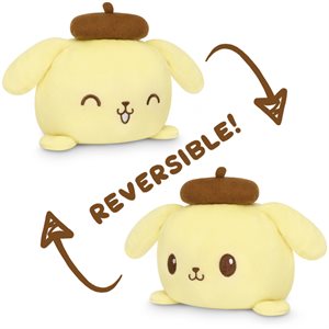 Reversible: Sanrio Pompompurin Plushie (Happy + Happy / Yellow) (No Amazon Sales) ^ Q3 2023