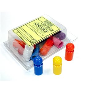 Ball Top Pawn: Pack of 15 Assorted (13 x 30mm)