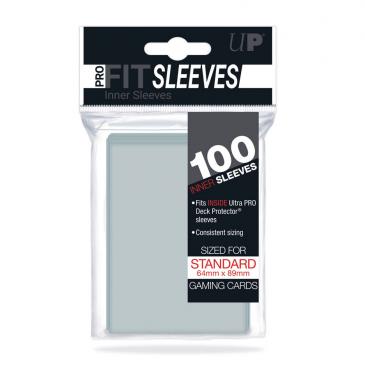 Sleeves: PRO-Fit Deck Protector: Standard Size: Clear (100ct)
