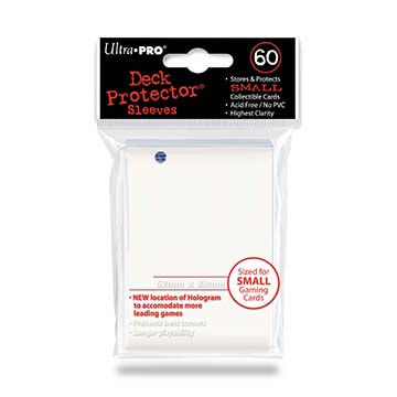 Sleeves: PRO-Gloss Deck Protector: Japanese Size: White (60ct)