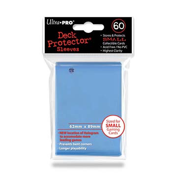 Sleeves: PRO-Gloss Deck Protector: Japanese Size: Light Blue (60ct)