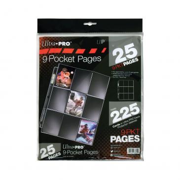 Pages: Toploading: 9-Pocket: Silver Series: Clear (25ct)