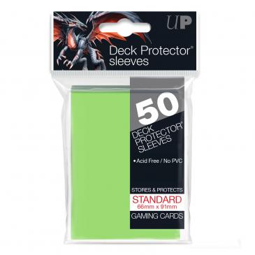 Sleeves: PRO-Gloss Deck Protector: Standard Size: Lime Green (50ct)