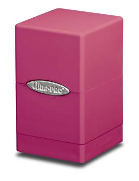 Deck Box: Classic Satin Tower: Hot Pink (100ct)