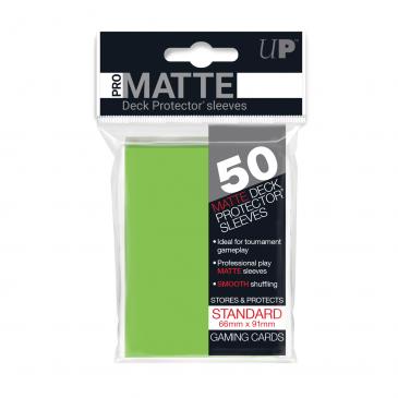 Sleeves: PRO-Matte Deck Protector: Standard Size: Lime Green (50ct)