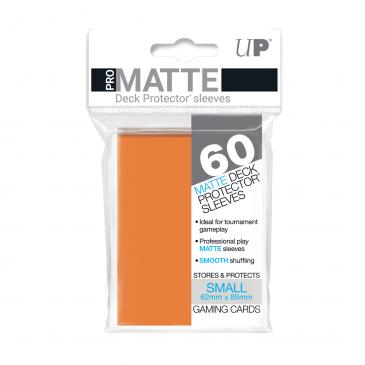 Sleeves: PRO-Matte Deck Protector: Japanese Size: Orange (60ct)