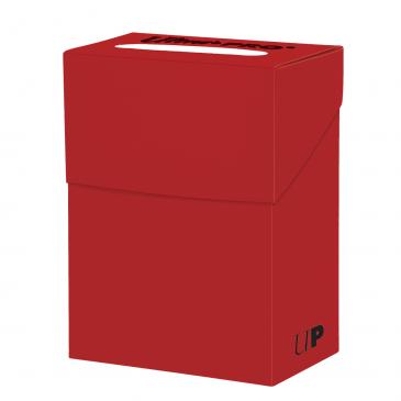 Deck Box: PRO 80+: Solid Color: Red (80ct)