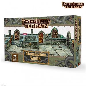 Dungeon & Laser: Half-Height Walls: Pathfinder Terrain: Abomination Vaults