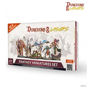 Dungeon & Lasers Miniatures: Fantasy Miniatures Set