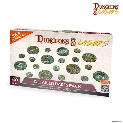 Dungeons & Lasers: Miniatures: Detailed Bases Pack
