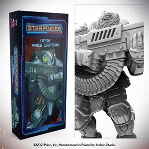 Starfinder Unpainted Miniatures: Vesk Free Captain ^ NOV 2021