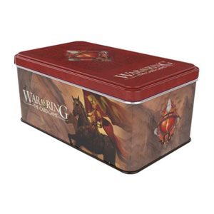 War Of The Ring: The Card Game: Shadow Card Box and Sleeves (Red Bannerman) ^ JUL 2024