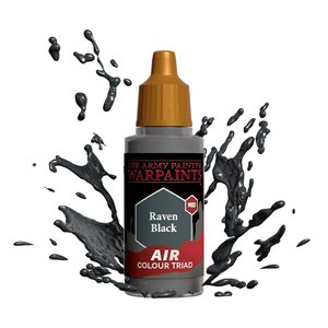 Warpaints: Acrylics: Air Raven Black (18ml)