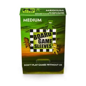 100 Board Games Sleeves Medium 57x89mm American Variant Clear Kartenhüllen 10403 