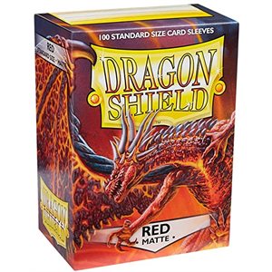 Sleeves: Dragon Shield Matte: Blood Red (100) ^ MAY 20 2022