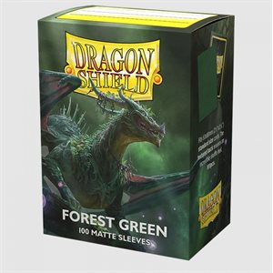 Sleeves: Dragon Shield Matte: Forest Green (100) ^ APRIL 2023