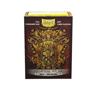 Sleeves: Dragon Shield Limited Edition Brushed Art: General Vicar: Coat-Of-Arms (100)
