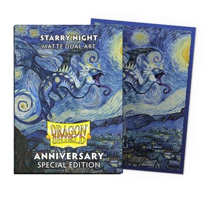 Sleeves: Dragon Shield: Special Edition: Matte DUAL Art: Starry Night (100) ^ AUG 16 2024