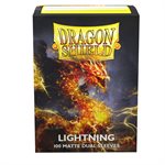 Sleeves: Dragon Shield Matte DUAL Lightning (100) (Yellow)