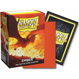 Sleeves: Dragon Shield: Matte DUAL: Ember Alaric Revolution Kindlerh (Orange) (100)