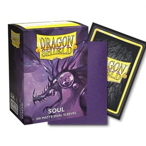 Sleeves: Dragon Shield Matte DUAL Soul (100) (Metallic Purple) ^ FEB 23 2024