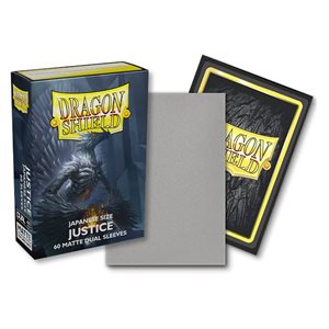 Sleeves: Dragon Shield: Matte Japanese DUAL: Justice (Silver) (60)