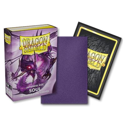 Sleeves: Dragon Shield: Matte Japanese DUAL: Soul (Metallic Purple) (60)