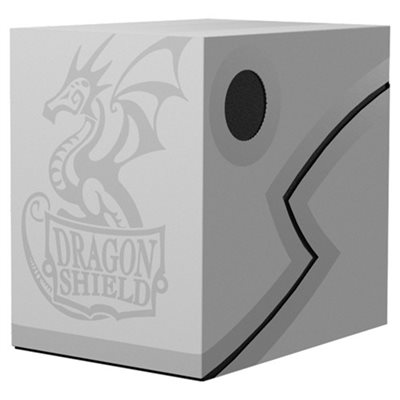 Deck Box: Dragon Shield: Double Shell: Ashen White / Black