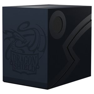Deck Box: Dragon Shield Double Shell: Midnight Blue / Black