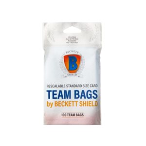 Sleeves: Beckett Shield: Resealable Team Bags (100)