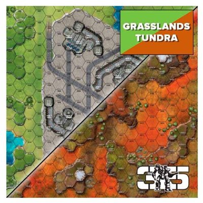 BattleTech: Battlemat: Grasslands / Tundra (No Amazon Sales)