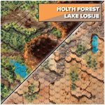 BattleTech: Battlemat: Holth Frost / Lake Losiije (No Amazon Sales)