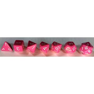 Opaque: 7pc Pink / White