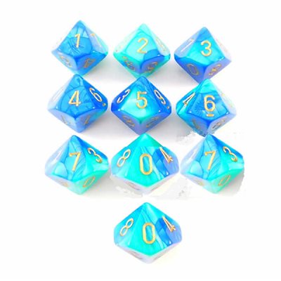 Gemini: 10D10 Astral Blue-Teal / Gold