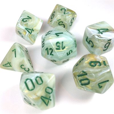 Marble: 7Pc Green / Dark Green