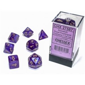 Borealis: 7Pc Royal Purple / Gold Luminary