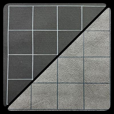 Mat: 1” Sq 2 Sided Black / Grey Megamat (Two Color Mat)