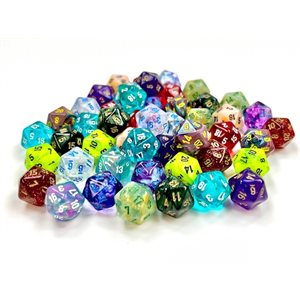 Mini: Bag Of 50 Assorted D20