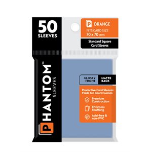 Phantom Sleeves: Gloss / Matte: Standard Square (Size: Orange) (50)