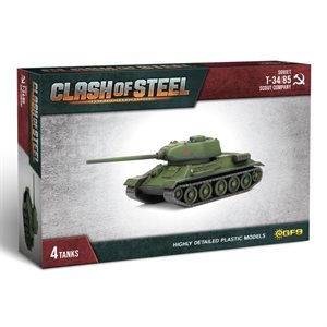 Clash Of Steel: T-34 / 85 Scout Company (x4 Plastic)