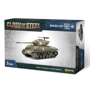 Clash Of Steel: M4A3E8 Easy Eight Tank Platoon (x3 Plastic) ^ APR 20 2024